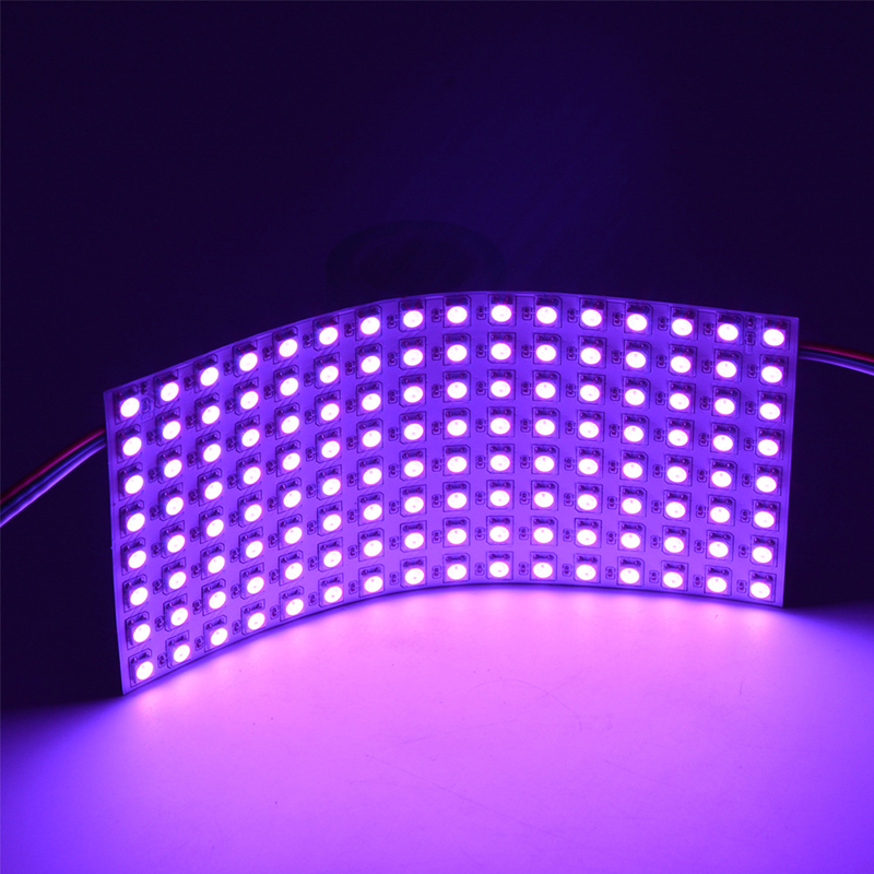 WS2812B 8x16 Neopixel Matrix 5050 RGB Individually Addressable LED Light WS2812B 8x16 Neopixel Matrix 5050 RGB Individually Addressable LED Light